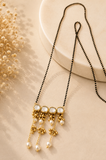 Elegant Kundan Pearl Mangalsutra