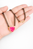 red kundan mangalsutra